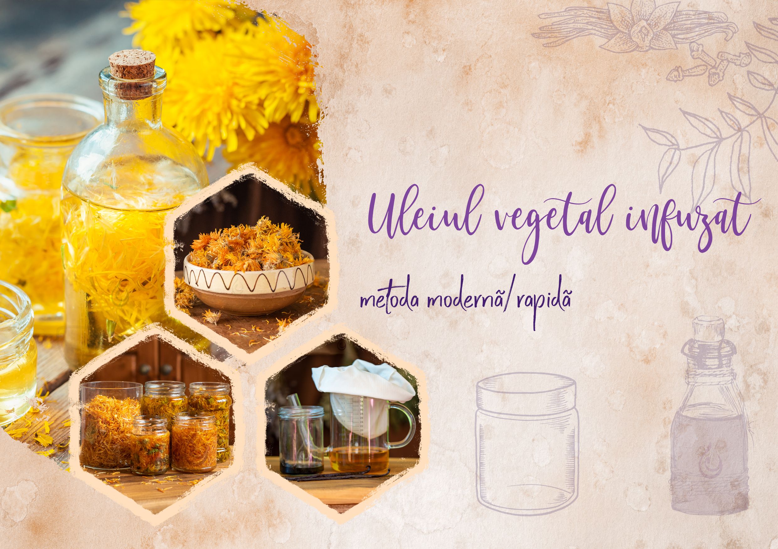 Infused vegetable oil - the quick/modern method